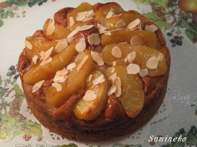 りんごのケーキ マクロビオティックスイーツレシピ スミレコの魔法のキッチン