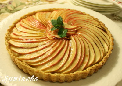 りんごのタルト マクロビオティックスイーツレシピ スミレコの魔法のキッチン